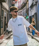 Divinity Oversized T-Shirt 1100 Cream - Front
