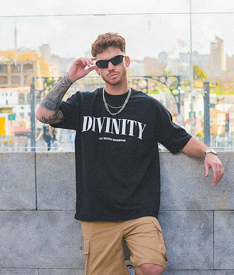 Divinity Oversized T-Shirt NRVN Black