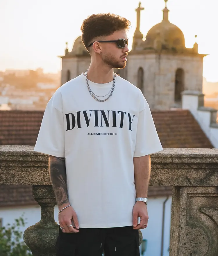 Divinity Oversized T-Shirt NRVN Cream