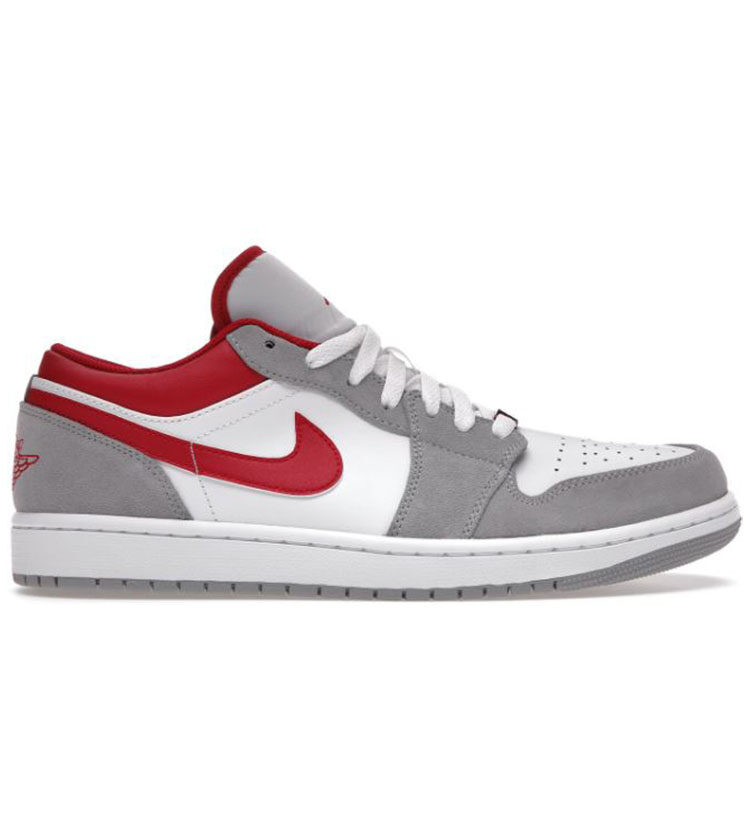 Jordan 1 Low SE Light Smoke Grey Gym Red - Sneak Freaks LTD