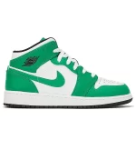Jordan 1 Mid Lucky Green