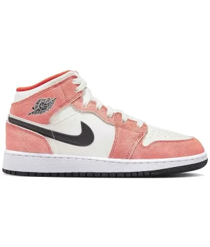 Jordan 1 Mid SE Orange Suede