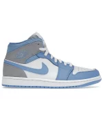 Jordan 1 Mid UNC Grey
