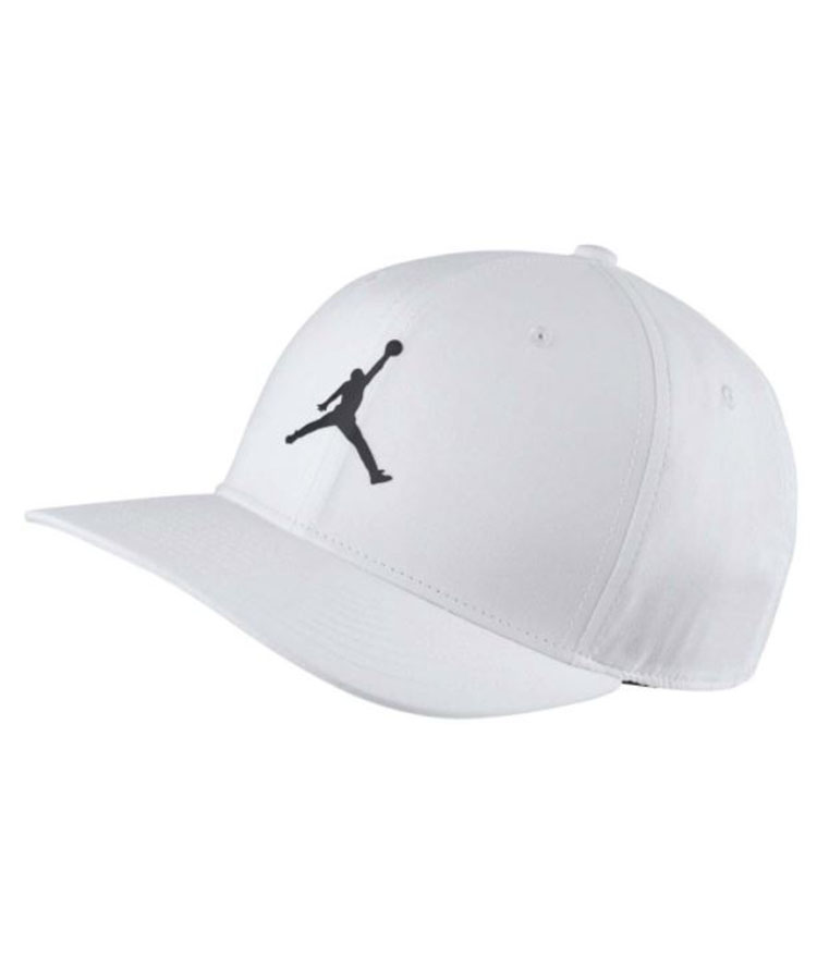 all white jordan hat