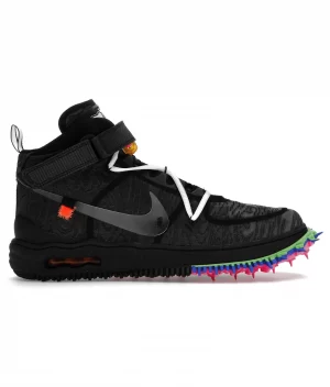 Nike Air Force 1 Mid Off White Black Sneak Freaks LTD