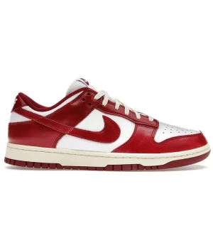 Nike Dunk Low PRM Vintage Team Red