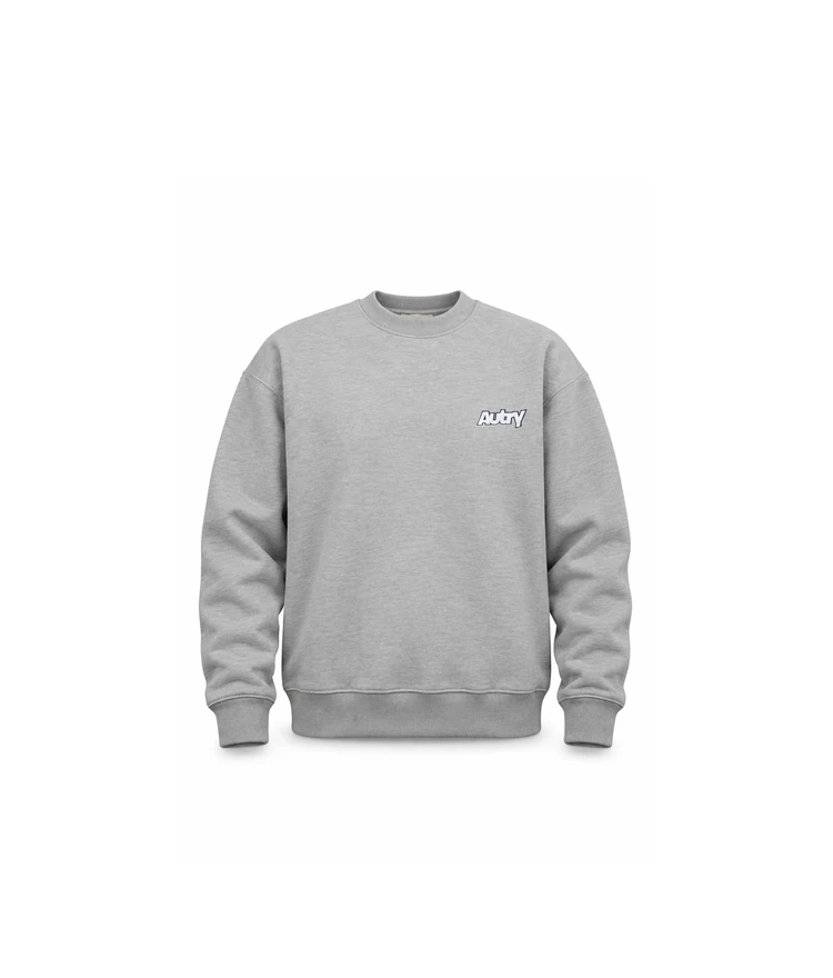 Autry Double Logo Sweatshirt Grey Unisex