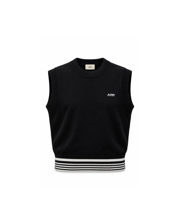AUTRY KNITTED VISCOSE TOP WOMAN